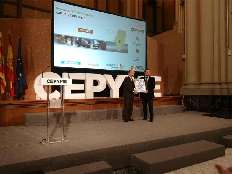 Recogemos el premio de Cepyme Aragón por nuestro trabajo